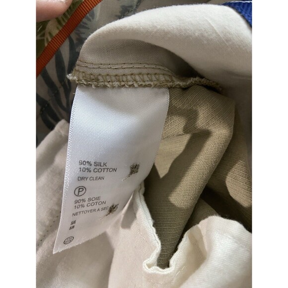 Tommy Bahama Pants Mens 38x32 Beige Chino Flat Front Silk Blend Casual Adult - Picture 8 of 8